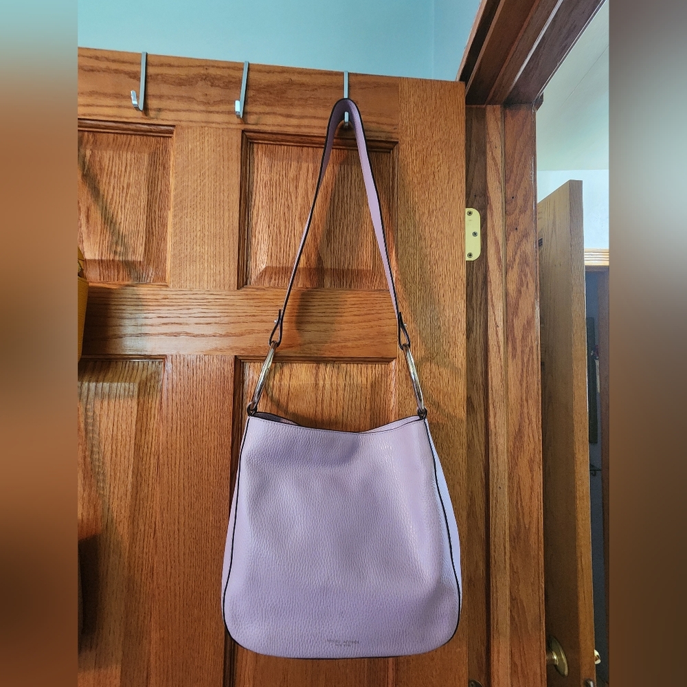 HENRY BENDEL Lavender LEATHER Shoulder Bag